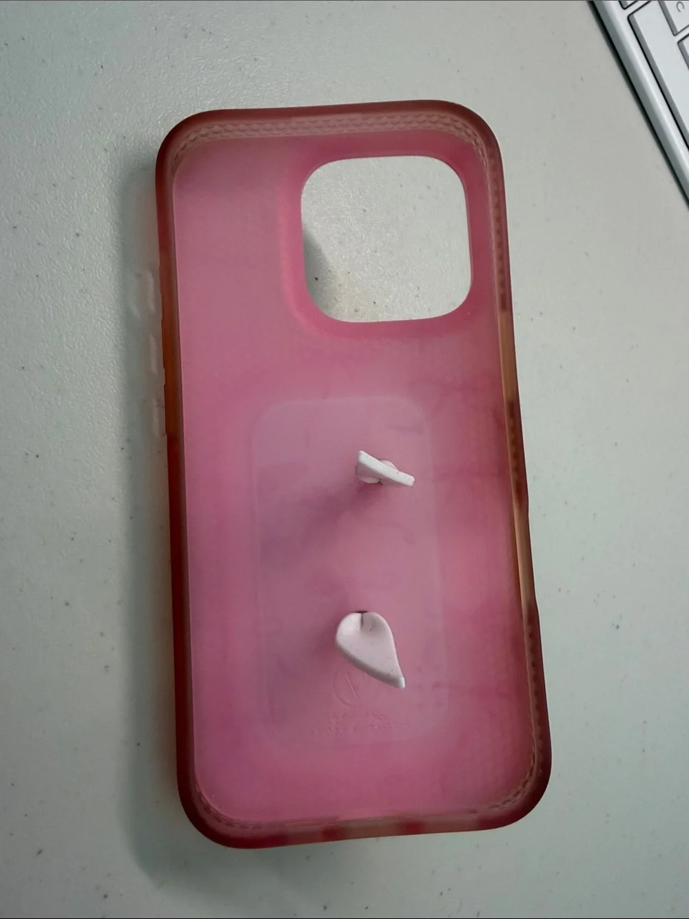 Loopy iPhone 16Pro Pink Bow Phone Case